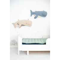 Jouet Peluche Crochetts OCÉANO Bleu Baleine 29 x 84 x 14 cm 2 Pièces