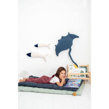 Plišasta igrača Crochetts OCÉANO Modra 59 x 11 x 65 cm 11 x 6 x 46 cm