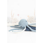 Fluffy toy Crochetts OCÉANO Blue White Manta ray 3 Pieces