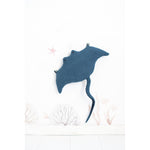 Jouet Peluche Crochetts OCÉANO Bleu Pieuvre Baleine Raie manta 29 x 84 x 29 cm 4 Pièces