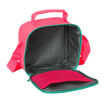 Sac glacière goûter Nait Nait Rosa fluor 20 x 20 x 15 cm