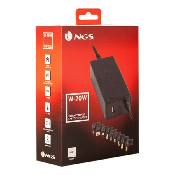 Laptop Charger NGS W-70 230V 70W Black
