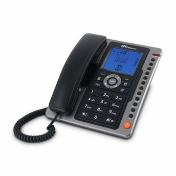 Landline Telephone SPC Gramo LCD Blue Black