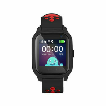 Smartwatch LEOTEC FT1133024 1,3" Schwarz Stahl Schwarz/Rot Negro, rojo