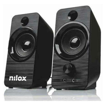 Altavoces PC Nilox NXAPC02 6W Črna