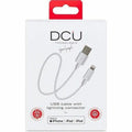 iPad/iPhone USB kabel DCU 4R60057 Bela 3 m