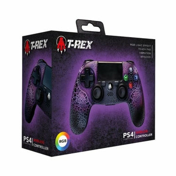 Drahtloser Gaming Controller Indeca RGB T-REX Lila PlayStation 4