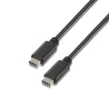 Câble de Données/Recharge avec USB Aisens A107-0058 3 m Noir