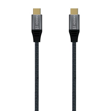 Câble USB C Aisens A107-0672 1,5 m Gris