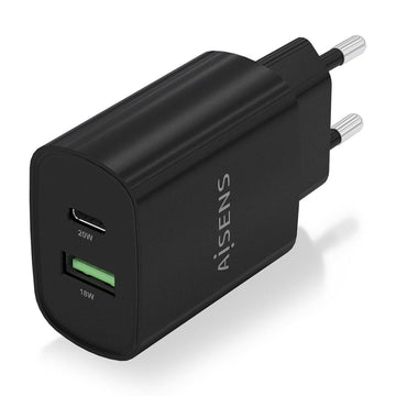 Wall Charger Aisens A110-0755 Black 20 W (1 Unit)