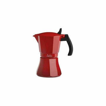 Italienische Kaffeemaschine JATA HCAF2006 Rot Aluminium (6 Tassen)