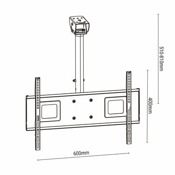 TV Halterung TM Electron 60 Kg 32" - 65"