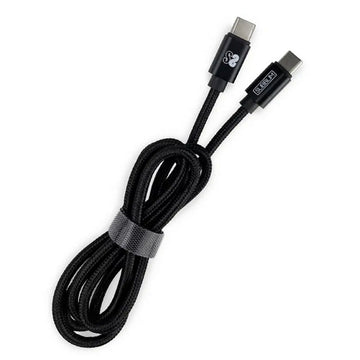 Wandladegerät + USB A zu USB-C-Kabel Subblim CARGADOR ULTRA RAPIDO 2xUSB DE PARED PD18W+2.4A + Cable C to C Negro