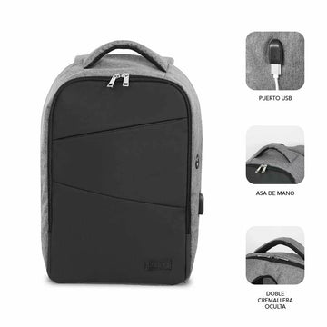 Laptop Backpack Subblim SUBBP3SA1100 Black 16"