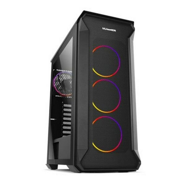 Boîtier Demi Tour Micro ATX / Mini ITX / ATX Nox 8436587970375 RGB Ø 12 cm Noir