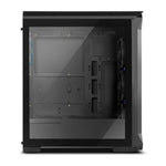 Gehäuse Semitour Mikro ATX / Mini ITX / ATX Nox 8436587970375 RGB Ø 12 cm Schwarz