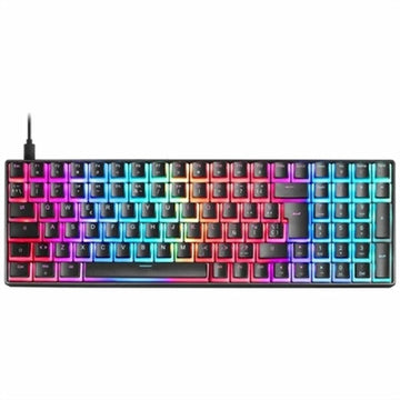 Gaming Tastatur Mars Gaming MKULTRABRES Qwerty Spanisch LED RGB Schwarz