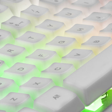 Tastatur Mars Gaming MK220WES RGB Weiß