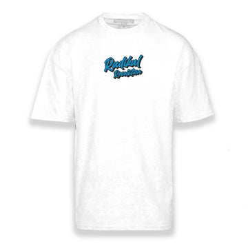 Men’s Short Sleeve T-Shirt Radikal Revolution NICE TRACTOR NEAR THE BULLS White M