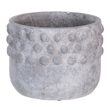 Cache-pot 37 x 37 x 27,5 cm Gris Résine