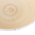 Fruit Bowl 30 x 30 x 14,5 cm Natural White Bamboo