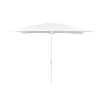 Parasol Alba Blanc Aluminium 200 x 300 x 250 cm