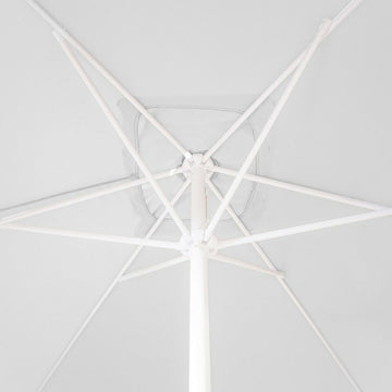 Parasol Alba Blanc Aluminium 200 x 300 x 250 cm