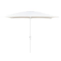 Parasol Alba 300 x 400 cm Aluminium Blanc