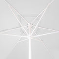 Parasol Alba 300 x 400 cm Aluminium Blanc