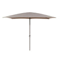 Parasol Tessa Taupe Aluminium 300 x 200 cm