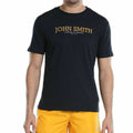 Men’s Short Sleeve T-Shirt John Smith Efebo Navy Blue