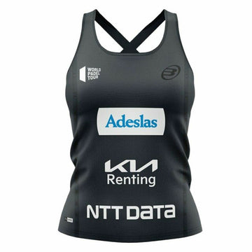 Women's Sleeveless T-shirt Bullpadel Orlas Gemma Triay  Padel Black