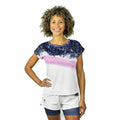 T-shirt à manches courtes femme Cartri Bastet Rose Lila Blanc Padel