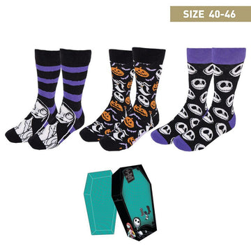 Chaussettes The Nightmare Before Christmas 3 Pièces Multicouleur 40-46