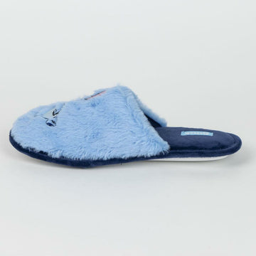 House Slippers Stitch Blue