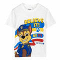 Children’s Short Sleeve T-Shirt The Paw Patrol White