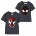 Children’s Short Sleeve T-Shirt Spider-Man Dark grey