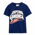 Children’s Short Sleeve T-Shirt The Avengers Blue