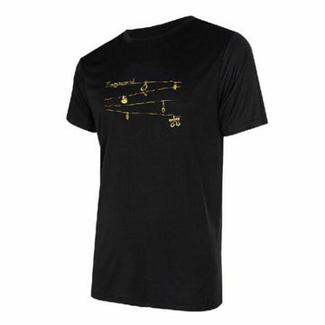 Men’s Short Sleeve T-Shirt Trangoworld Loiba Black