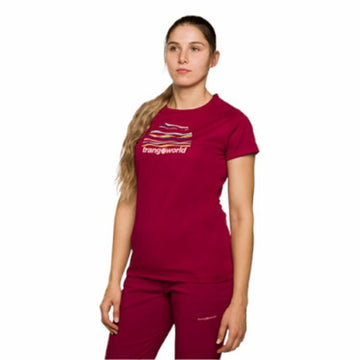 Women’s Short Sleeve T-Shirt Trangoworld Trangoworld Sihl Crimson Red