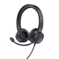 Headphones with Microphone Trust 25088 Black