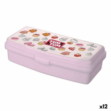 Lunchbox Titiz Bunt 20,5 x 9,5 x 5,6 cm (12 Stück)