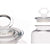 Jar Kitchen Transparent Glass Silicone 2,6 L