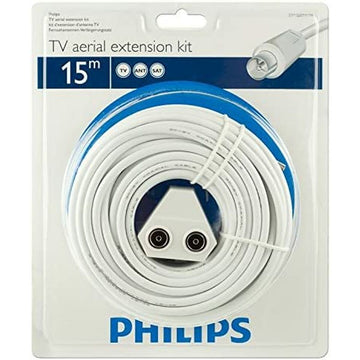 Coaxial TV Antenna Cable Philips SWV2209W/10 Copper 15 m
