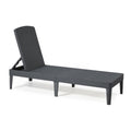 Sun-lounger Allibert by KETER Jaipur Resin Dark grey (187 x 58 x 29 cm)