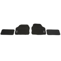 Car Floor Mat Set Dunlop Universal 4 Pieces Black