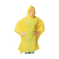 Wasserfeste Poncho mit Kapuze Einheitsgröße