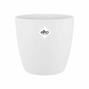 Pot Elho Blanc Plastique Rond