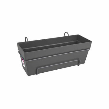 Plant pot Elho Dark grey Plastic Rectangular 50 cm