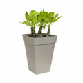 Plant pot Elho Ø 29,5 cm White polypropylene Plastic Squared Modern